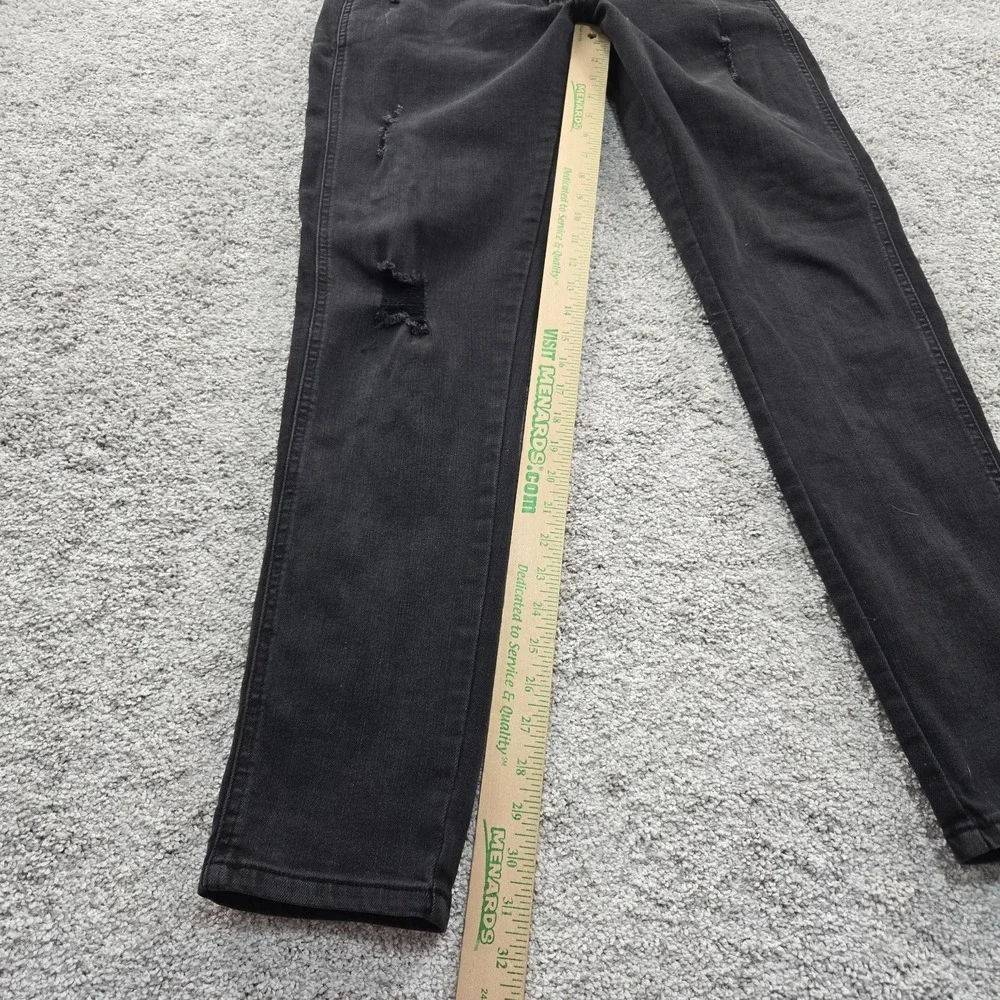 Young LA Jeans Mens 32x32 tailored slim black distressed‎